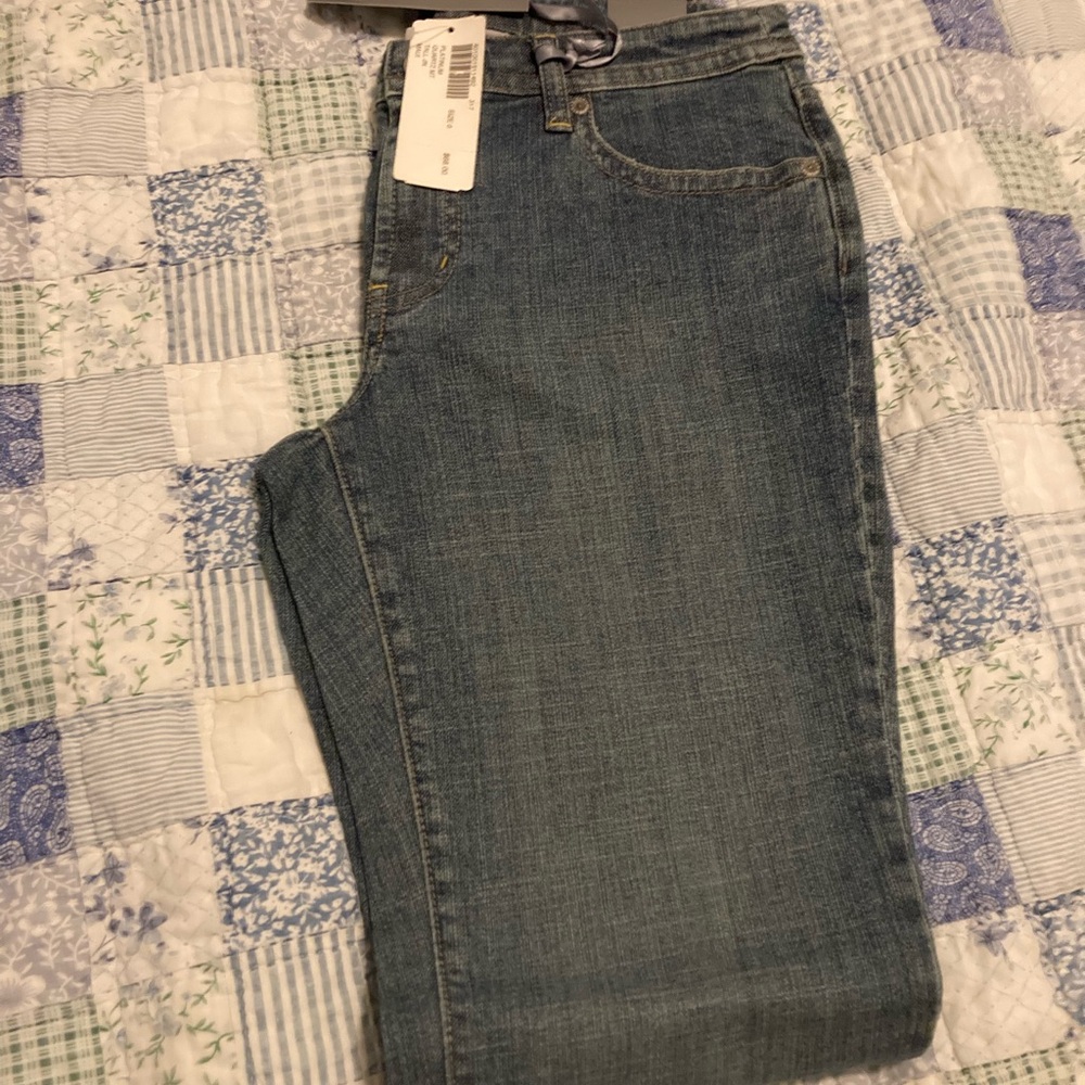 NWT Chico's Platinum Quartz Blue Jeans